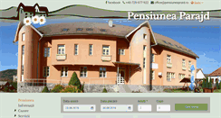 Desktop Screenshot of pensiuneapraid.ro